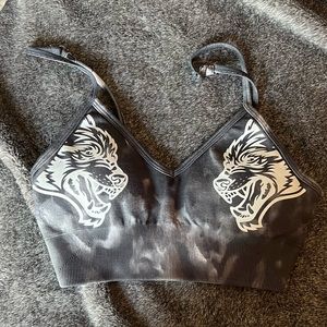 Size small black and white darc sport sports bra